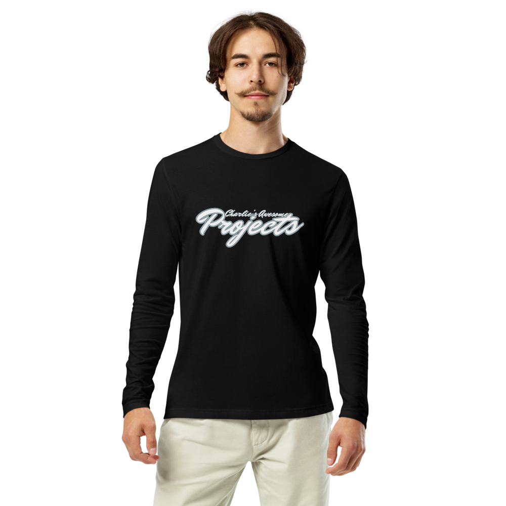 Men's Fitted Long Sleeve Shirt - Next Level 3601 - NEW JDM Style BBS LM Wheels