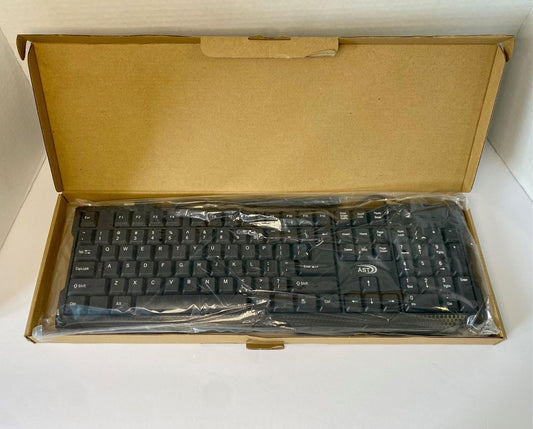 NEW/OPEN BOX AST Wired USB Keyboard Kin-16 NIB