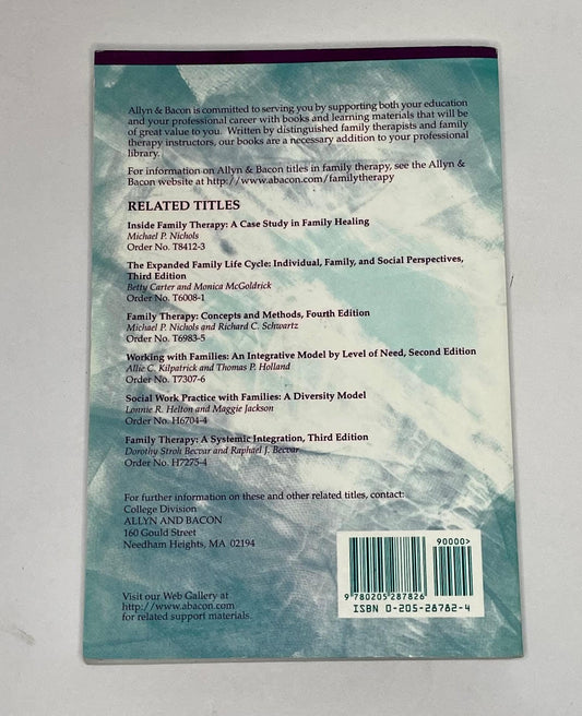 Procedures in Marriage and Family Therapy Charles P., Brock, Greg