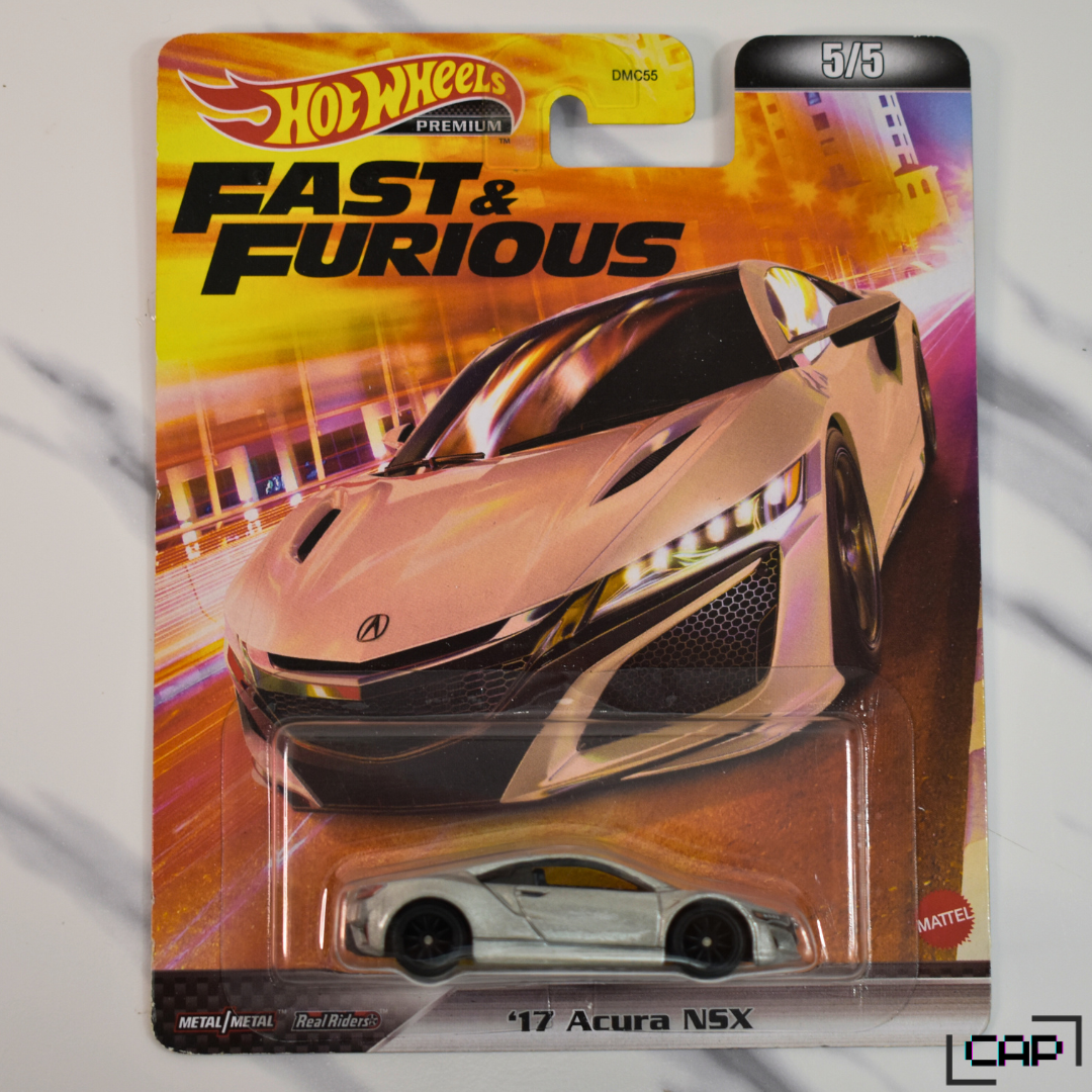 Acura NSX 17 -Silver Hot Wheels Fast & Furious Premium
