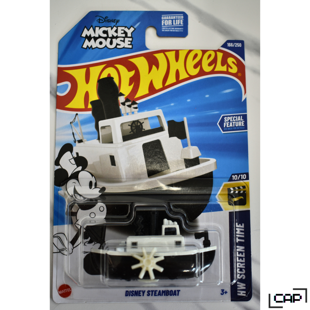 Disney Steamboat 2025 Hot Wheels Screen Time Collectible