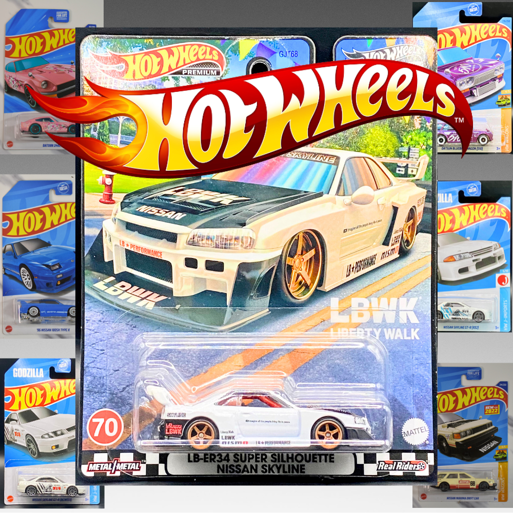 🔥You PIck!🔥NISSAN & DATSUN Diecast 🔥 Hot Wheels Majorette Johnny Lightning – Skyline GT-R R32 R33 R34 R35 Godzilla, 240Z, 350Z, Silvia & More!