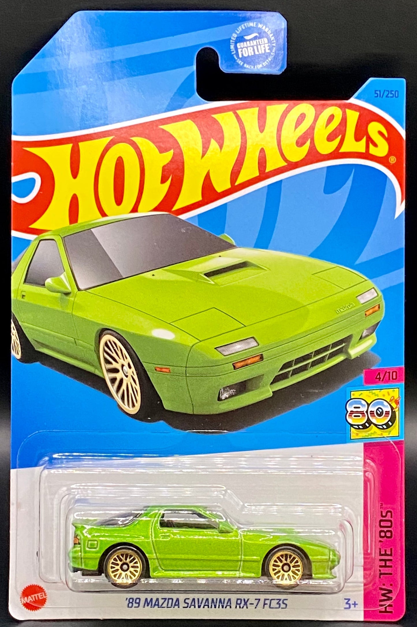 Mazda Savanna RX-7 FC3S 89 Green 2023 Hot Wheels