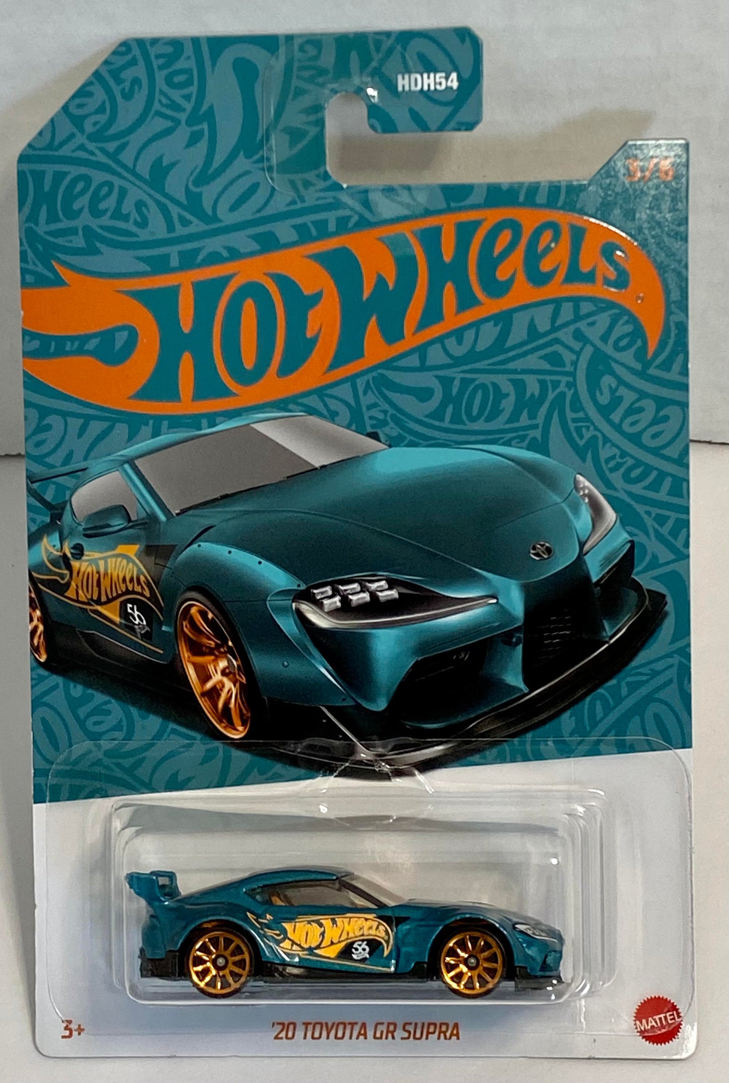 Toyota GR Supra 20 Green Hot Wheels 56th Anniversary