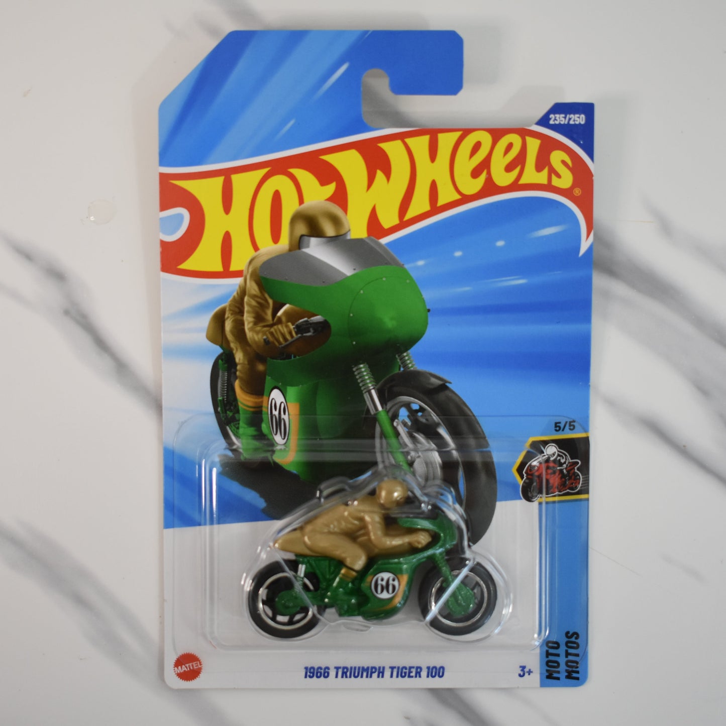 Triumph Tiger 100 1966 2025 Hot Wheels Treasure Hunt Moto Motos