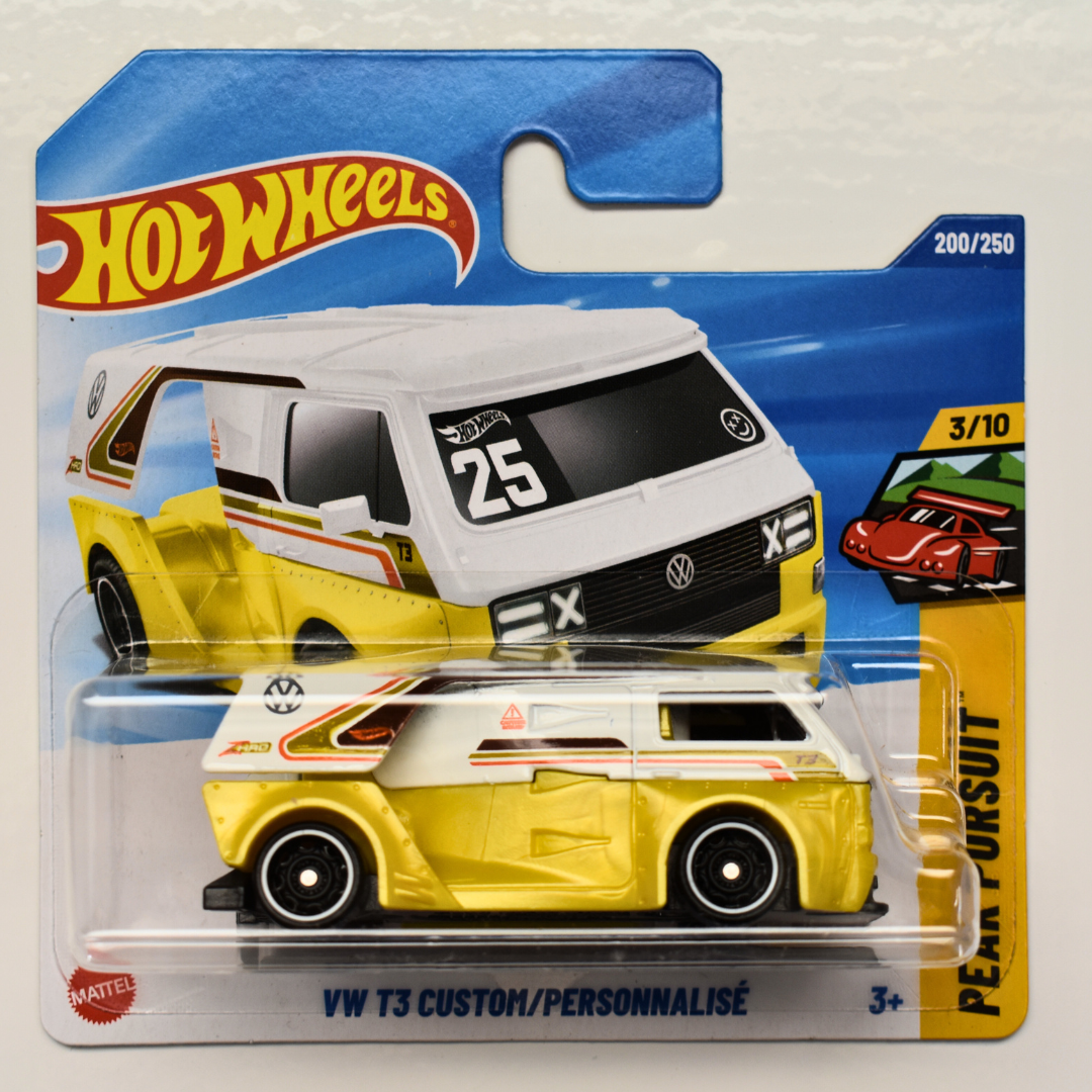 VW T3 Custom Personnalise 2025 Hot Wheels Peak Pursuit Short Card