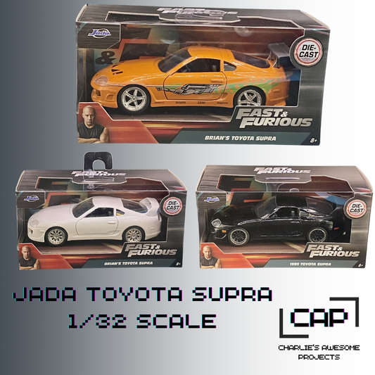 1995 Toyota Supra 1/32 SCALE JADA DIECAST-  Fast & Furious - You Pick! -