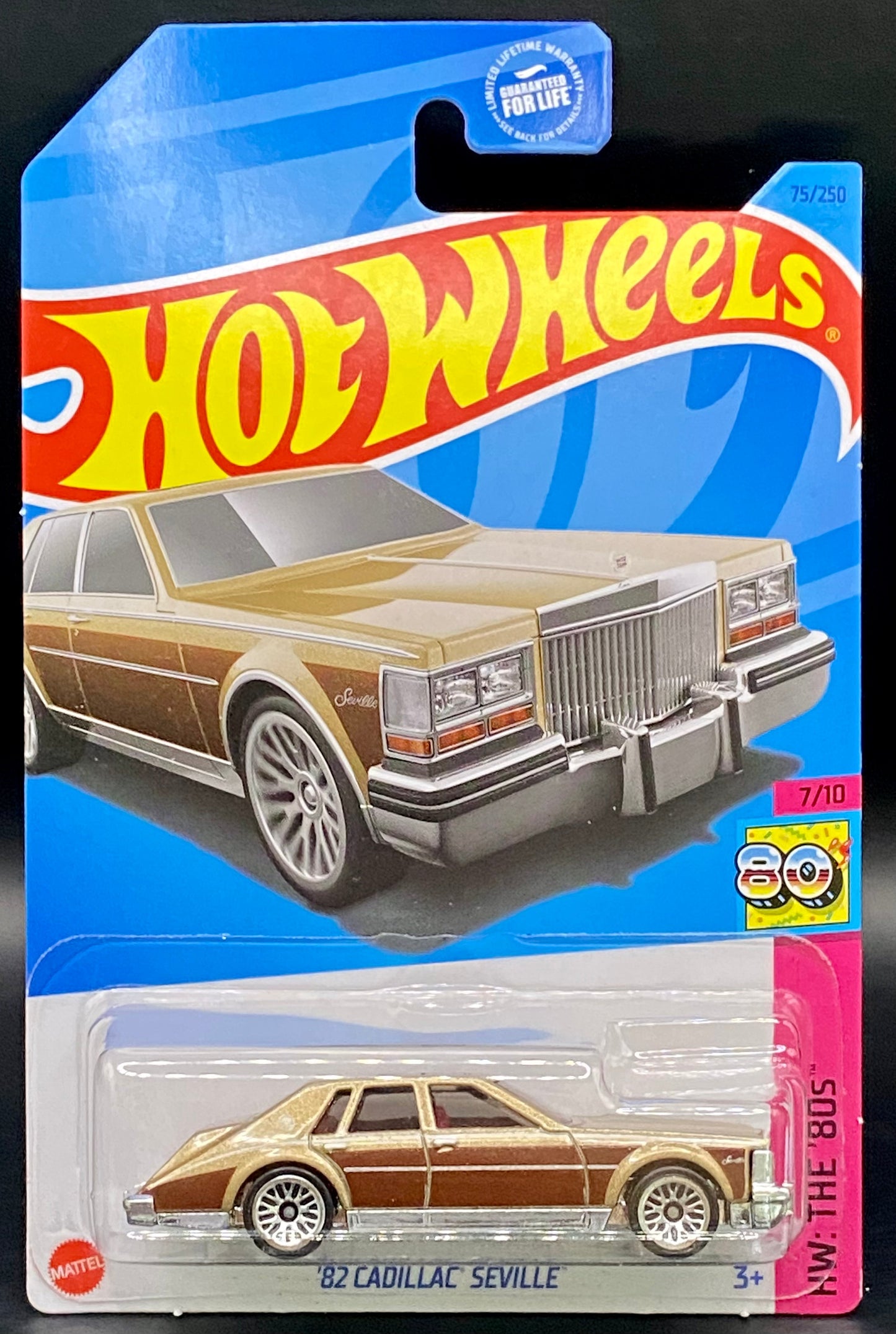 Cadillac Seville 82 Brown Gold Hot Wheels The 80's
