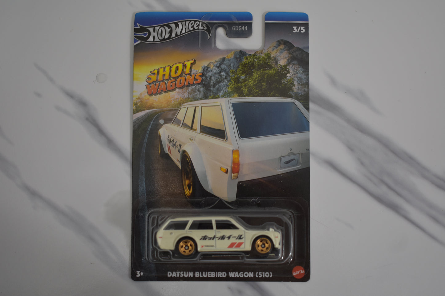 Datsun Bluebird Wagon 510 White Hot Wheels Hot Wagons