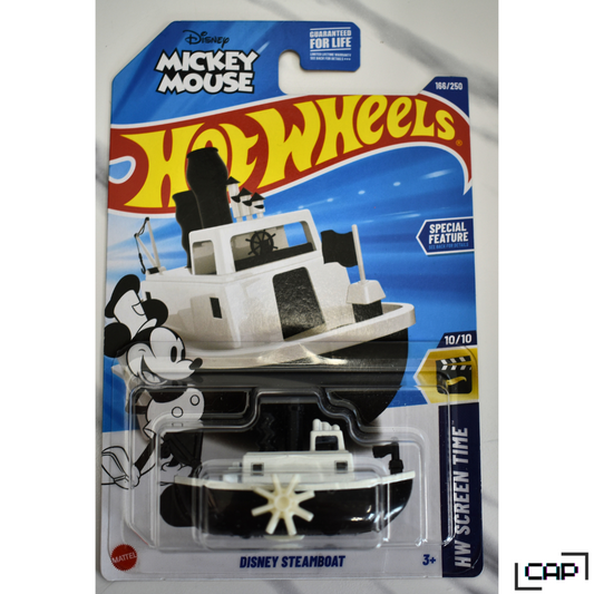 Disney Steamboat 2025 Hot Wheels Screen Time Collectible