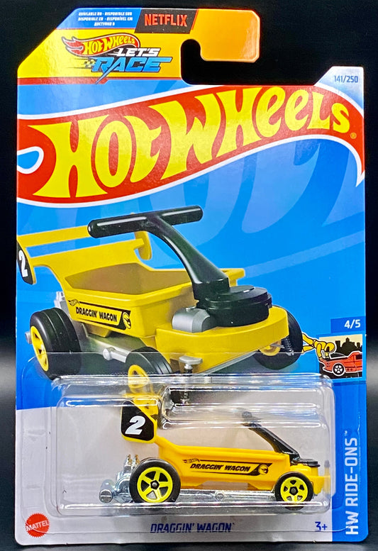 Draggin Wagon Yellow 2024 Hot Wheels G Case Treasure Hunt