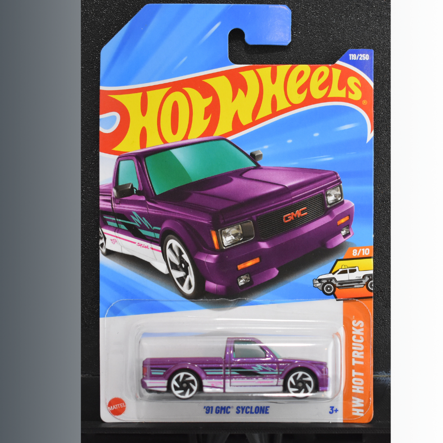 GMC Syclone 91 Purple 2025 Hot Wheels Collectible