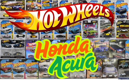 🔥 HONDA & ACURA 🔥Hot Wheels & Diecast – JDM Legends, NSX, Integra, Civic, Type R, Prelude, S2000, NSX & More!