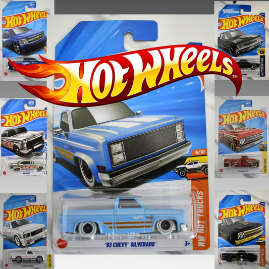 🔥 CHEVROLET & GMC Hot Wheels 🔥– CHEVY Camaro, Corvette, Silverado, Bel Air & More!