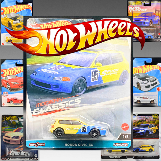 🔥 HONDA & ACURA 🔥Hot Wheels & Diecast – JDM Legends, NSX, Integra, Civic, Type R, Prelude, S2000, NSX & More!
