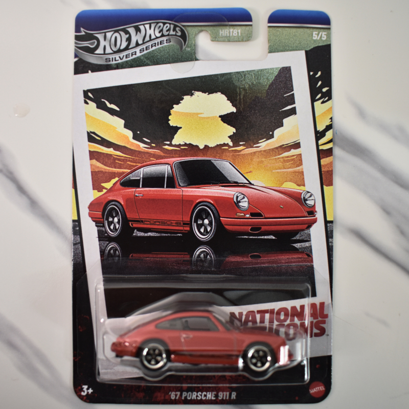 Porsche 911 R 67 Red 2025 Hot Wheels Silver Series