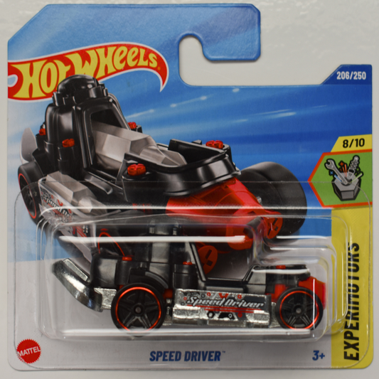 Speed Driver Black Drill Bit Holder 2025 Hot Wheels Experimotors Short Card Collectible